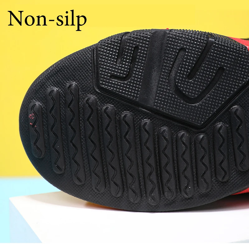 SENAGE High Quality Kid Running Shoes Outdoor Snow Boots Winter Plus Warm Sneakers Waterproof Walking Children Trekking Shoes