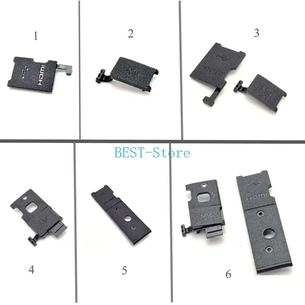 Фото Новинка для Canon G7X Mark III G7X3 G7X III: кожаная крышка интерфейса USB HDMI Wi-Fi для микрофона, аксессуары для ремонта DSLR-камер №1