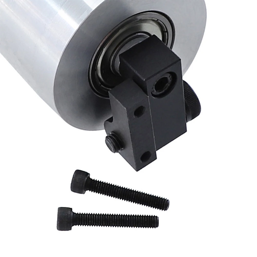 

50mm 2 Bearing Adjustable Driven Wheel Belt Sander Conveyor Guide Wheel Assembly Sander Accessories Parts Tools Kit