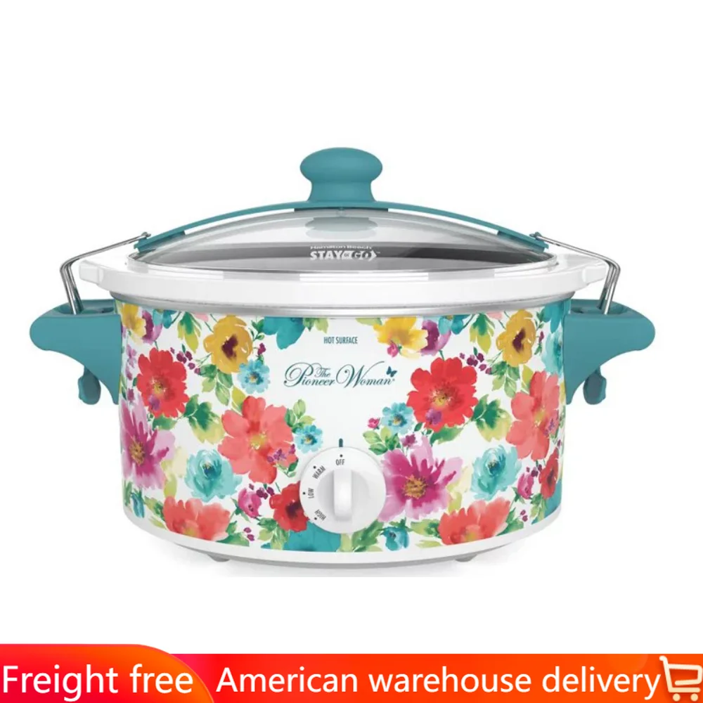 

Breezy Blossom 6 Quart Portable Slow Cooker, 33062
