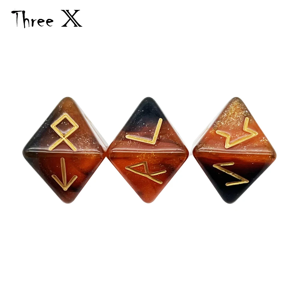 

3 шт. блестящая детская 8-сторонняя для созвездий гадания игрушка Таро карточки настольные игры развлечения