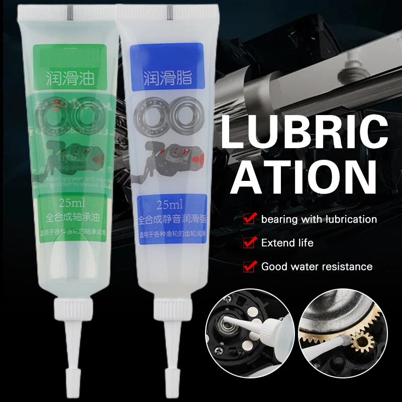 

Fishing Reel Special Lubricant Oil Grease Fishing Metal Sprocket Bearing Gear Maintenance Lubricating Oil Fishing Accessory