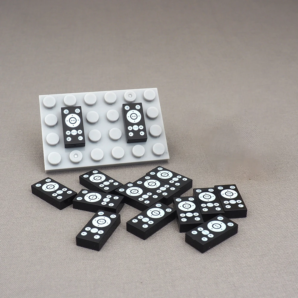 MOC 10 шт. печатные 3069 1x2 Пульт дистанционного управления узорные строительные