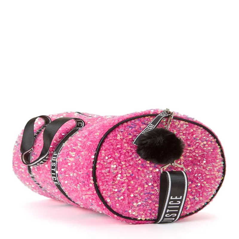 Girls Weekender Duffel Handbag Pink