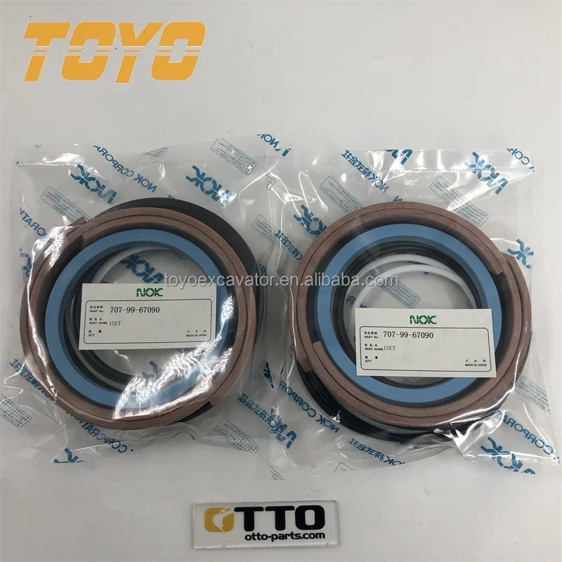 Подходит для комплекта уплотнений цилиндра PC1250-8 707-99-67520 707-99-78470 707-99-89290 Сальник