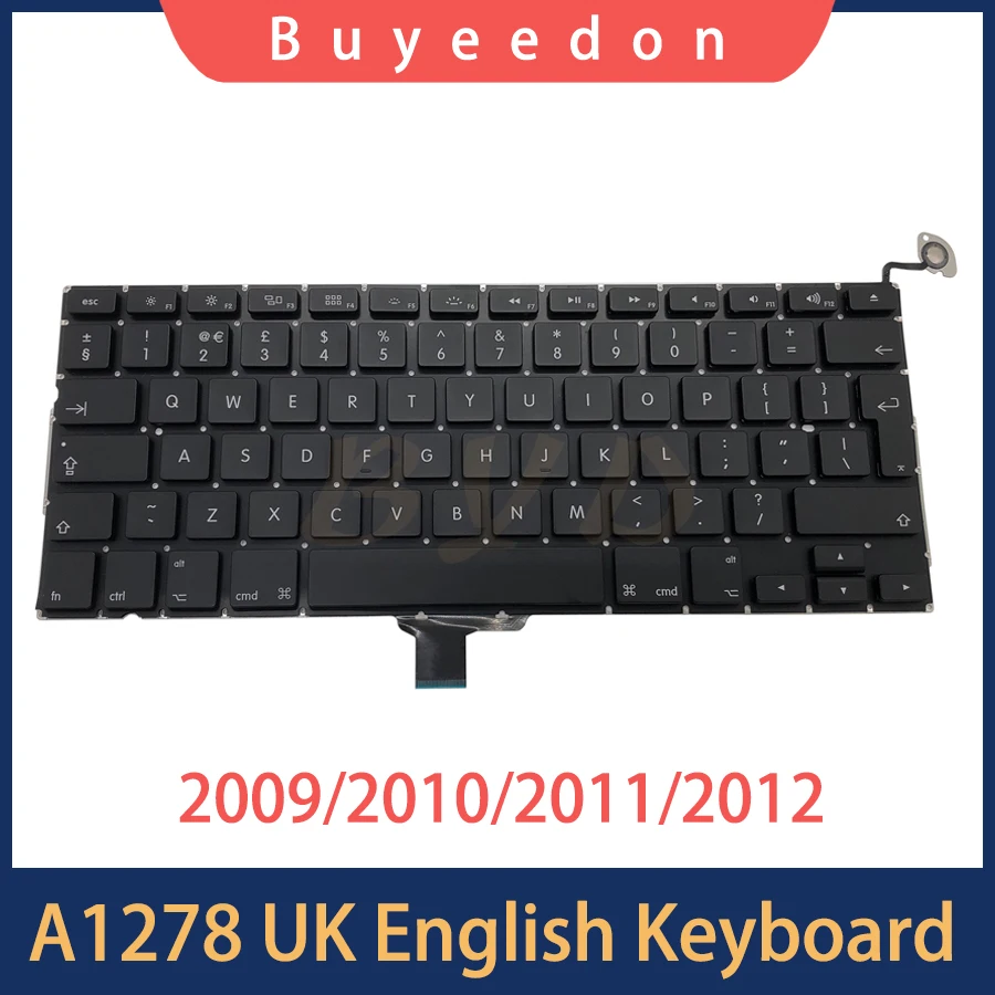 

Новая клавиатура a1278 с английской раскладкой для Macbook Pro 13 дюймов, A1278 2009 2010 2011 2012 лет