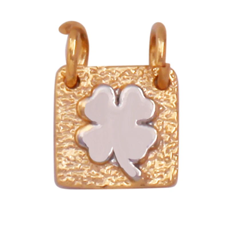 Кулон геометрической формы с подвеской в виде руки звезды сердца