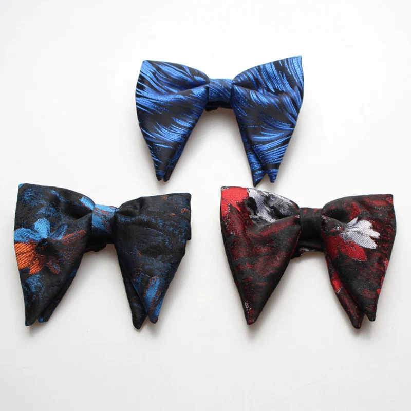 

HUISHI Vintage Paisley Bow Tie Women Dress Big Bowties For Party Business Man Bowtie Cravats Wedding Groom Men's Ties Black Tie