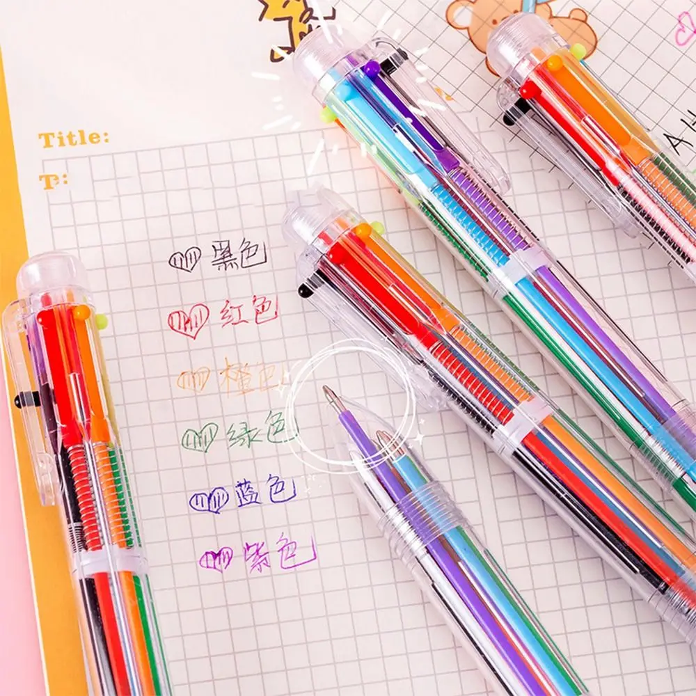 

Пластиковая шариковая ручка 6 в 1