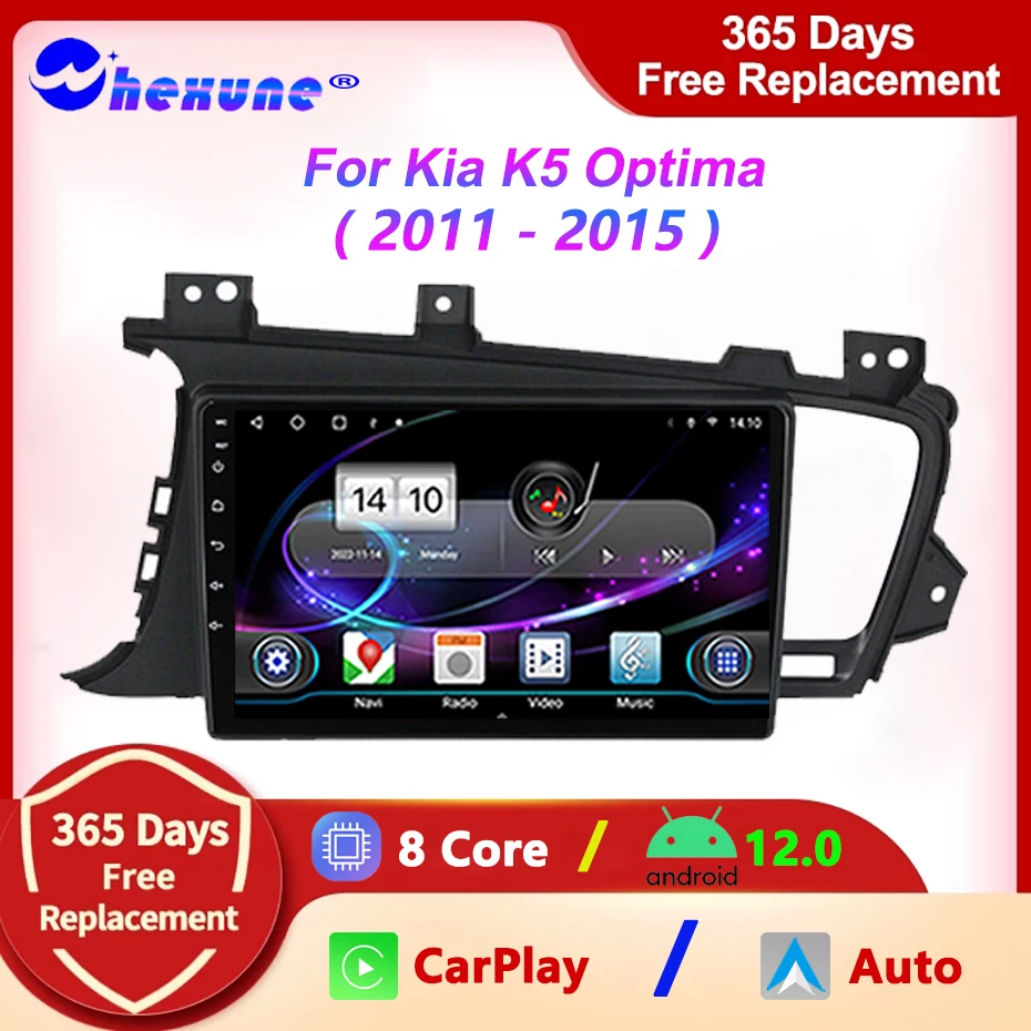 

Автомагнитола 4G Android 12, мультимедийный видеоплеер для Kia K5 Optima 2011-2015, стерео, GPS-навигация, Wi-Fi, BT, головное устройство Carplay
