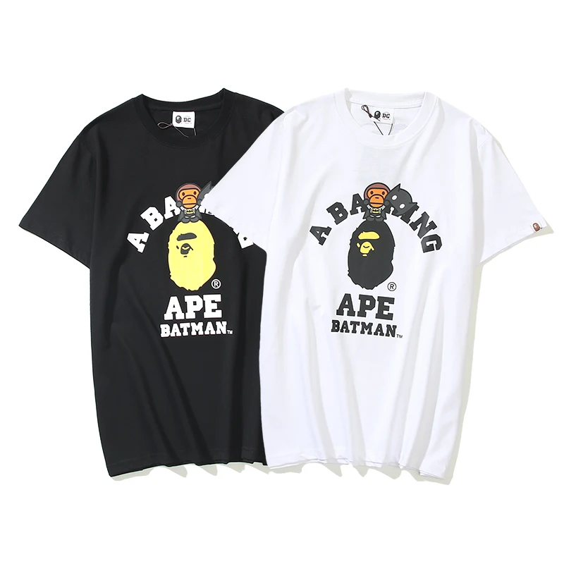 

Fashion BAPE Short Sleeve by Bathing Ape 2022 Japanese Tide Brand High Quality Short Sleeve Casual Hip Hop Cotton T-Shirt#47