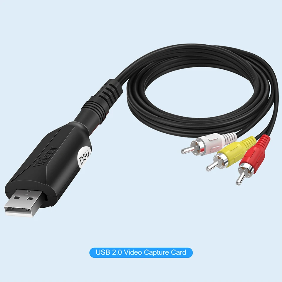 USB 2 0 Easycap Capture Video TV DVD VHS адаптер захвата звука карта тв видео DVR |