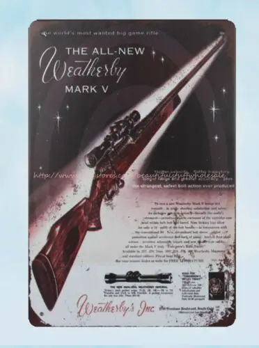Weatherby Mark V винтовки металлические фотообои для декора стен