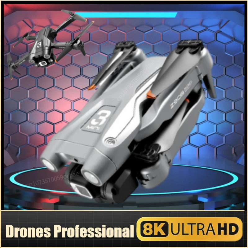

Z908 Pro Drone Professional 4K HD Camera Mini4 Dron Optical Flow Localization Three Sided Obstacle Avoidance Quadcopter Toy Gift