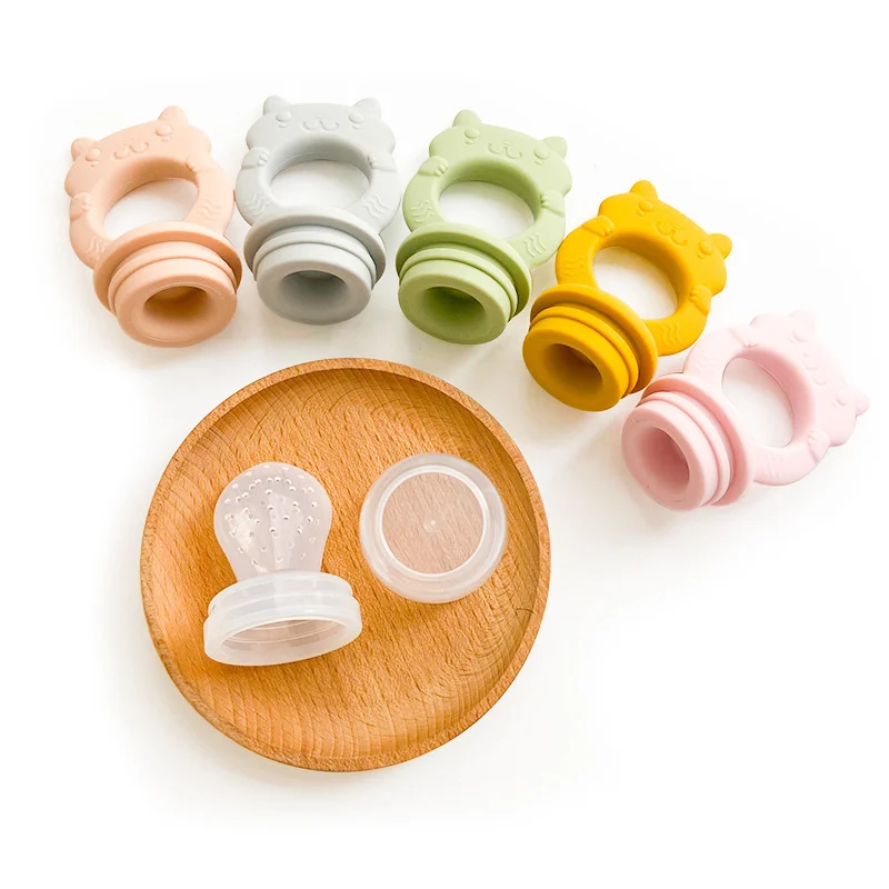 Рисунок 3 - Силиконовая детская кормушка для фруктов с крышкой