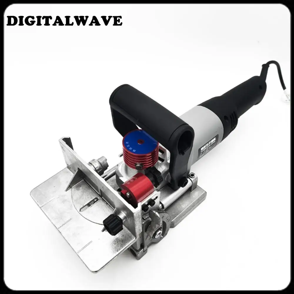 

LMN-01 Portable Oblique Hole 3-slot Slotting Machine Furniture Connector Wood Biscuit Joiner Woodworking Tenoning Machine 220V