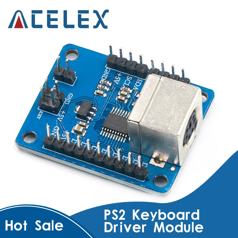 PS2 Keyboard Driver Module Serial Port Transmission Module for arduino AVR