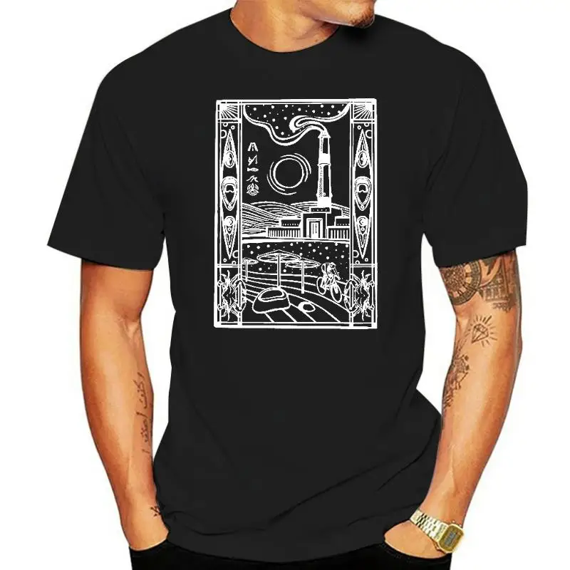 Футболка TLV Reading Teeillustration и трафаретная печатьTel Aviv GiftUnisex T-ShirtI Love Tel мужская