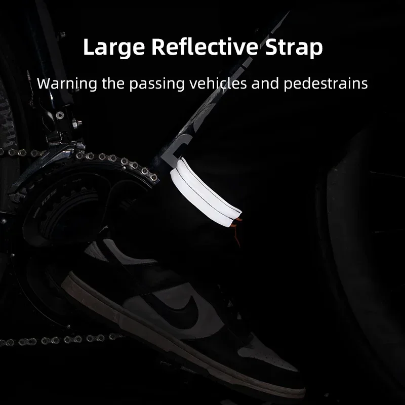 ROCKBROS Bicycle Leg Strap Safety Reflective Outdoor Ankle Band Portable Sports Camping Harnesses Cycling Equipment