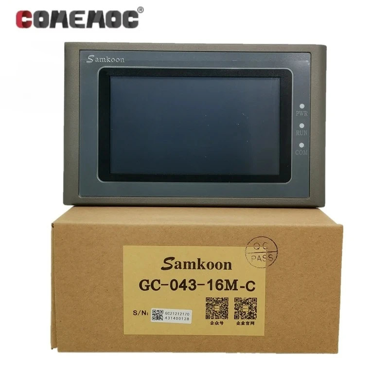 Фото GC-043-16M2AI-C GC-043-16M4AI-C GC-043-16M-C Samkoon HMI+PLC 4,3-дюймовый сенсорный экран 24 В постоянного тока №5
