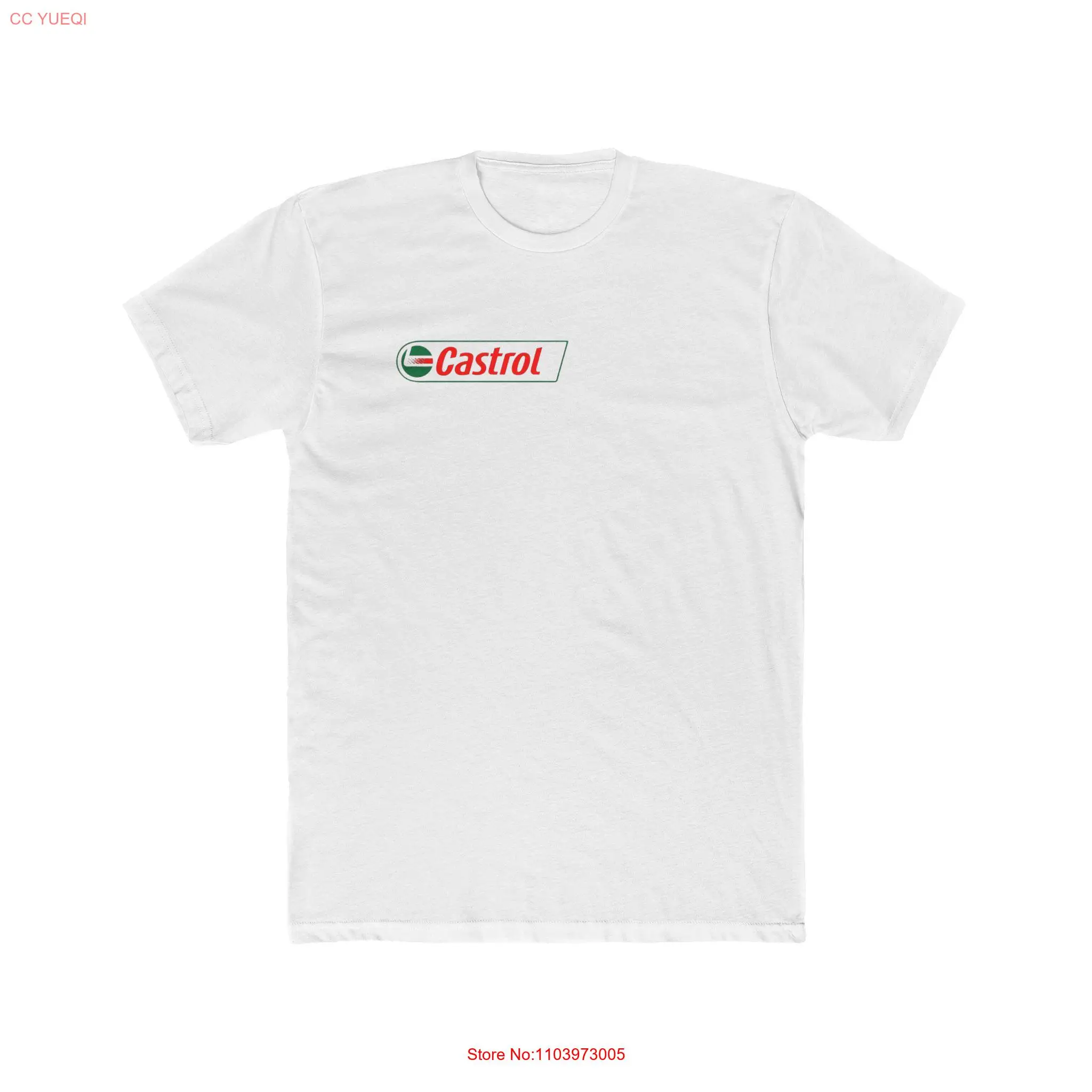 Vintage Castrol Racing T Shirt long or short sleeves