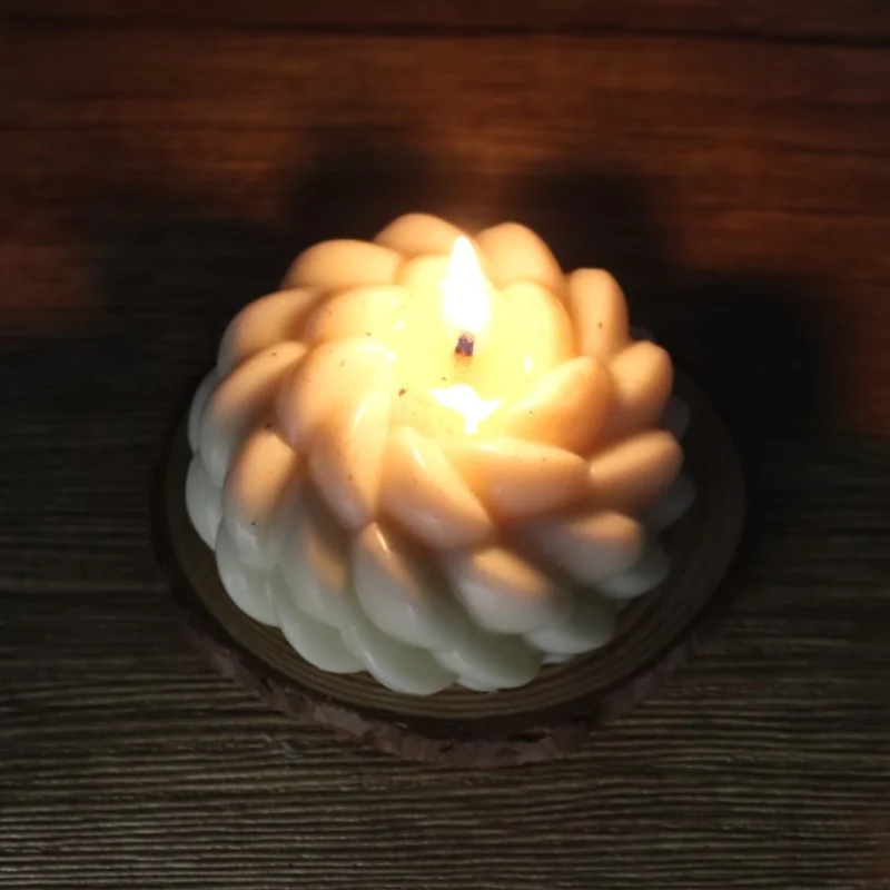 

New Candle Mold 2023 Diy Candles Mould 3d Silicone Soy Wax Candle Mold for Silicone Candles Making Supplies Christmas Decoration