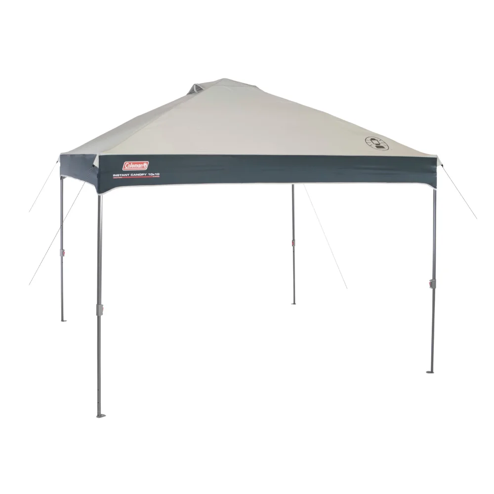 

Straight Leg Instant Outdoor Canopy Shelter, 10 x 10, Tan & Black