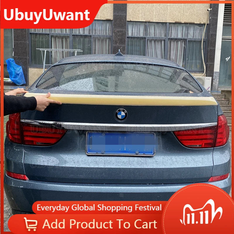 

Задний спойлер EPFBSQP для BMW 5 серии GT Спойлер 2010-2016 блеск ABS Матовый Черный спойлер из углеродного волокна