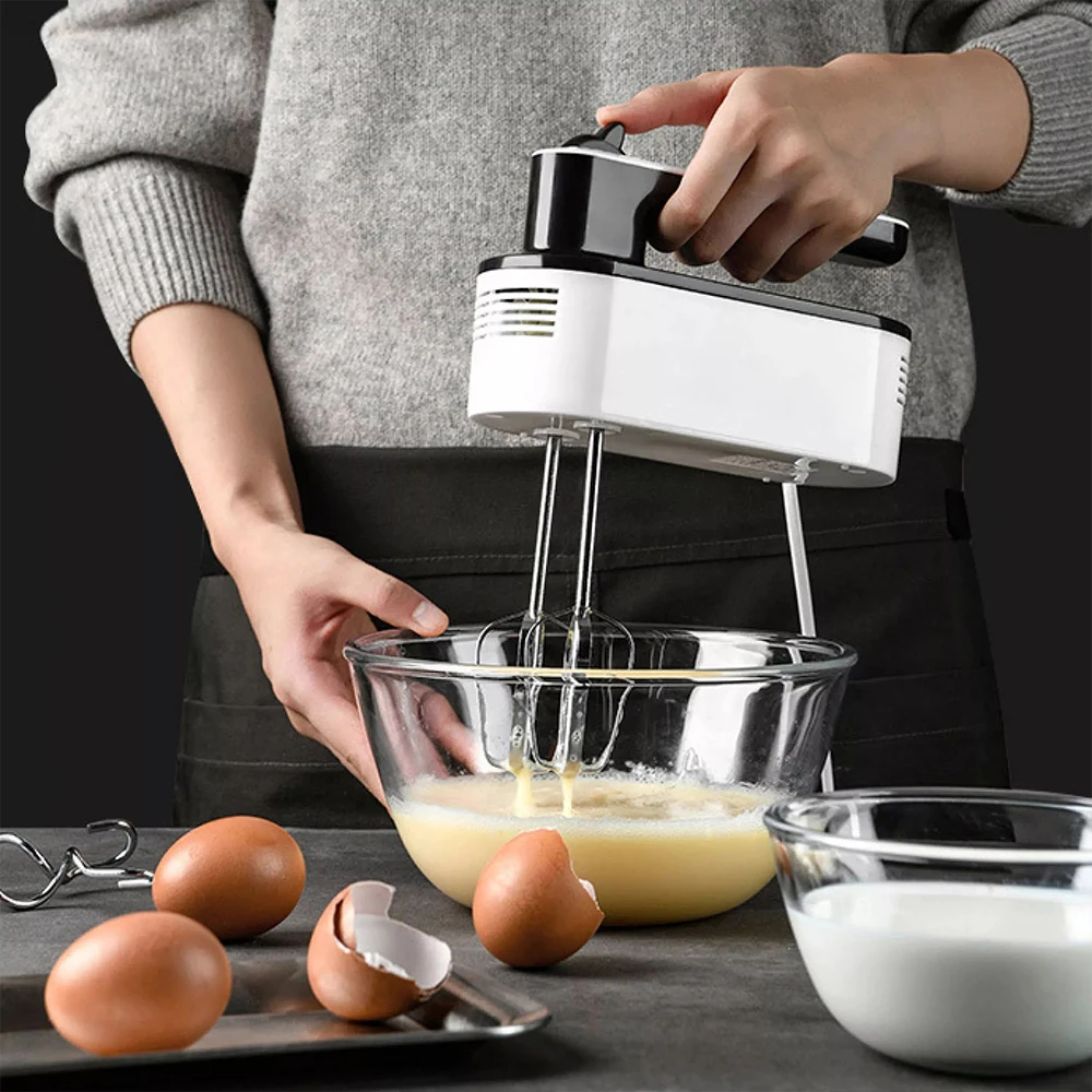 

Mini Mixer Electric Food Blender Multifunction 5 Speed Handheld Mixer Egg Beater Automatic Cream Food Cake Baking Dough Mixer
