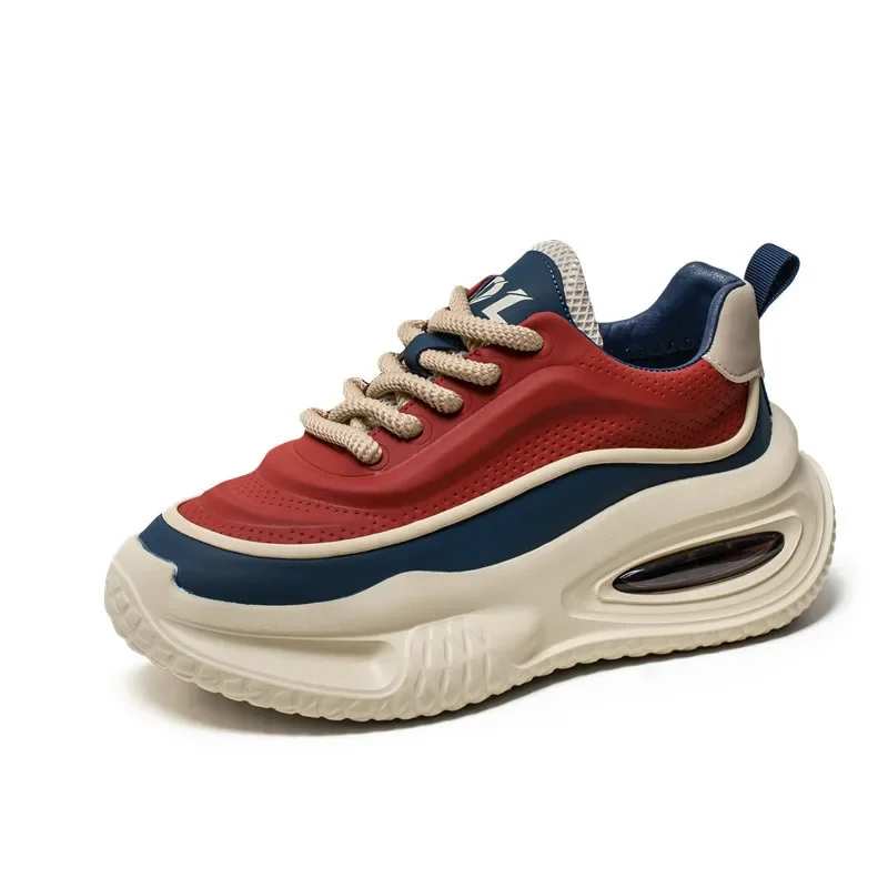 Классическая мужская обувь со скидкой новая дышащая повседневная на толстой