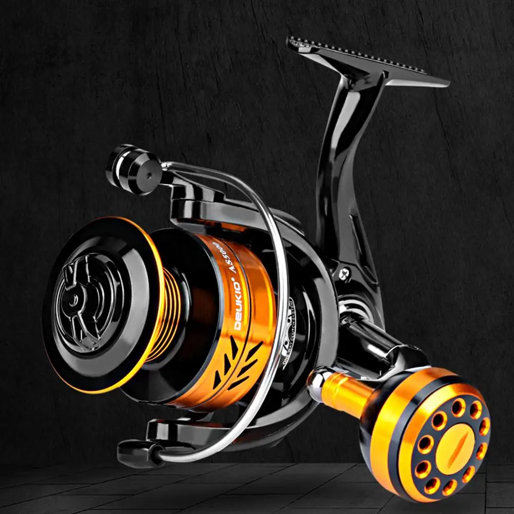 

As2000-7000 Full-metal Spinning Fishing Reel 2+1BB Bearing Light-weight Large Capacity Wire Cup Long-distance Fishing Reel