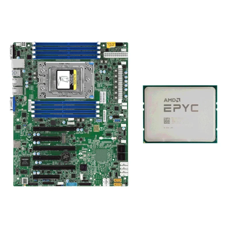 Supermicro H11SSL-i материнская плата с amd epyc 7401p cpu 24 ядра 2 ...