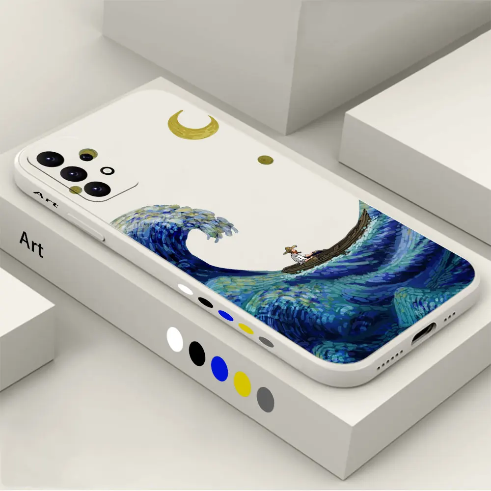 

Retro Van Gogh Oil Painting Case For Samsung Galaxy A91 A73 A72 A71 A53 A52 A51 A42 A33 A32 A31 A23 A22 A21S A13 A12 A03S Cover
