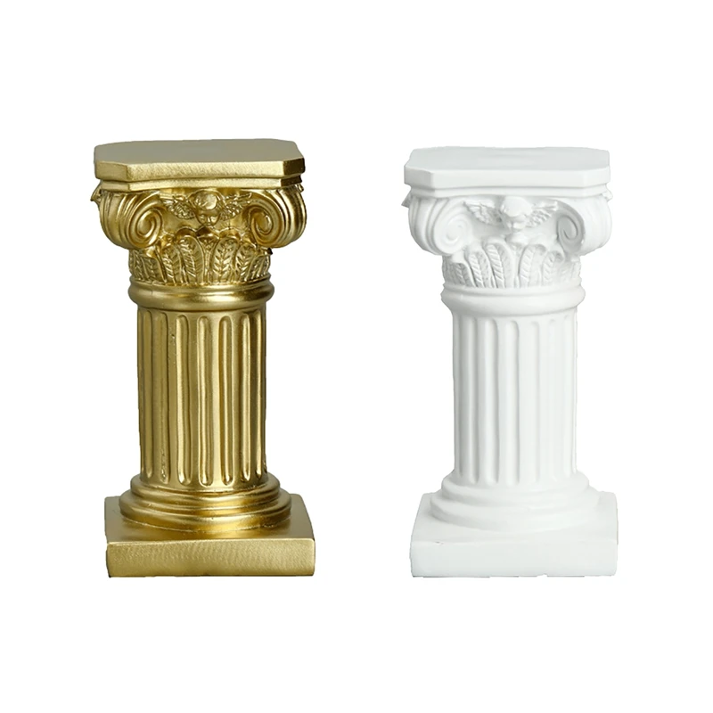 

Roman Pillar Resin Sculpture Column Decor Roman Pillar Statues Home Living Room Crafts Furnishings