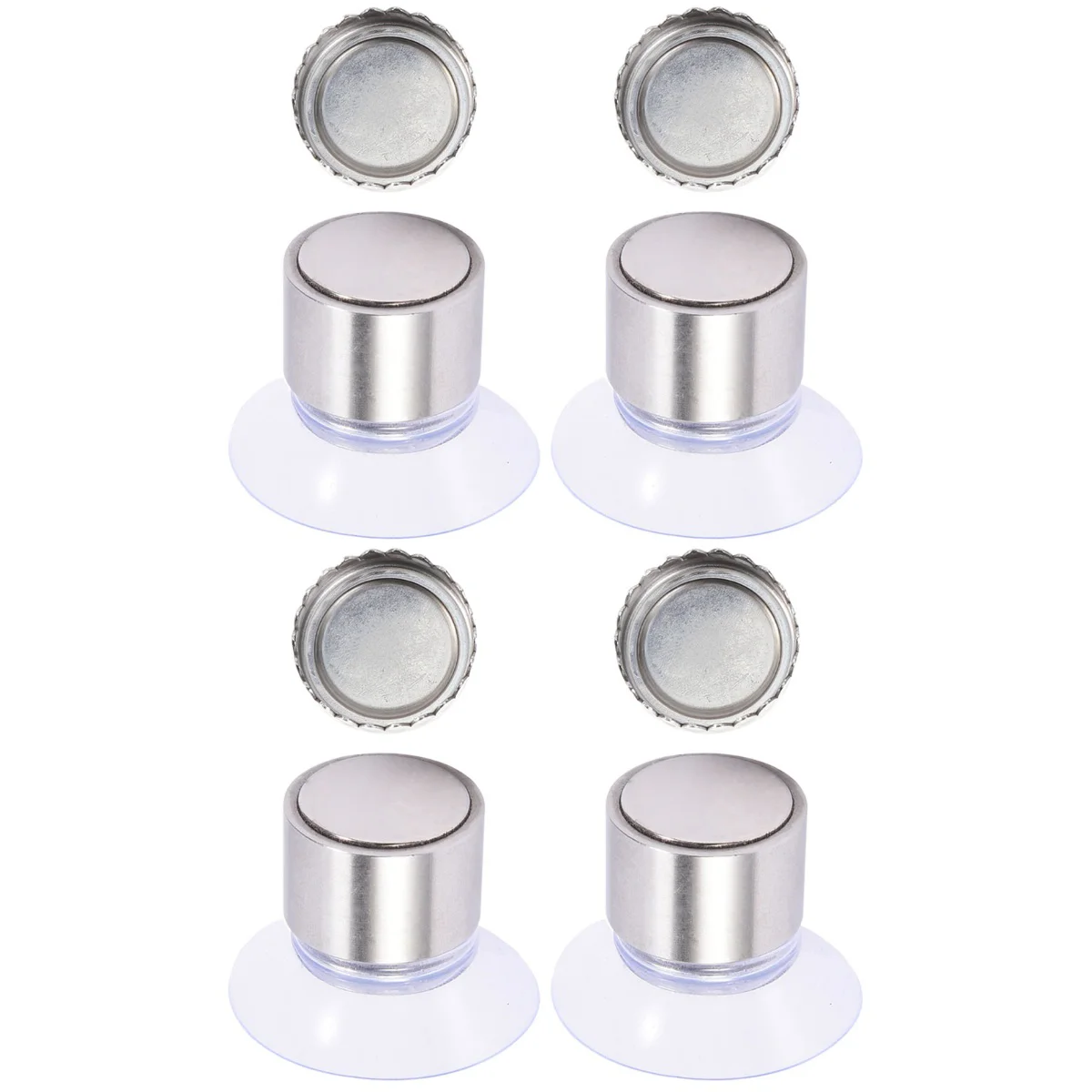 

4 Sets Magnetic Soap Holder Wall Mounted Bathroom Cabinet Simple Holders Dispenser Travel