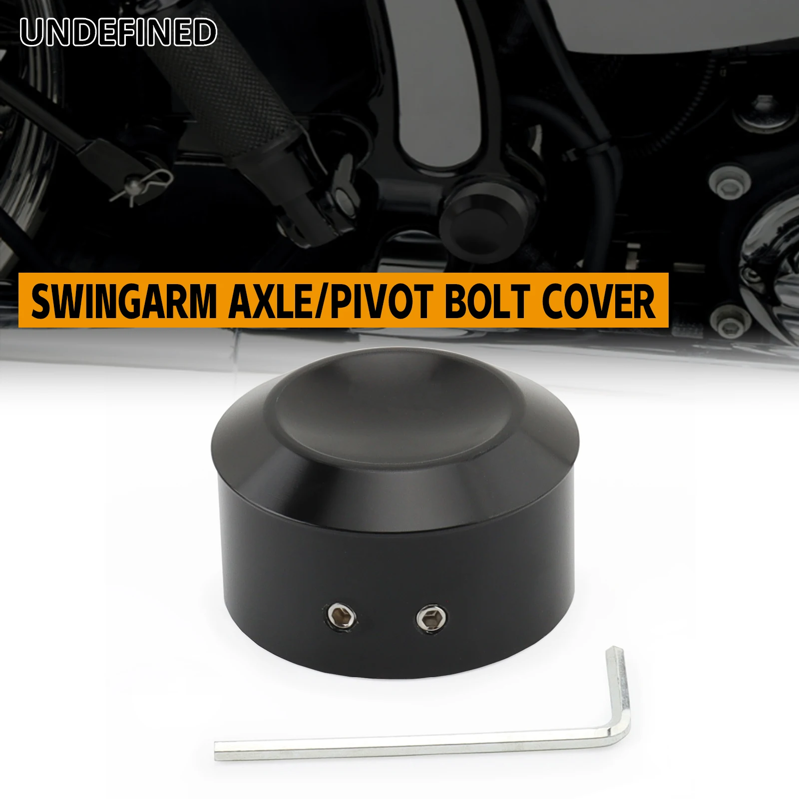 Черная Поворотная Левая крышка для болта Swingarm 61400344 Harley Sportster XL 883 1200 14-22 Softail Low Rider