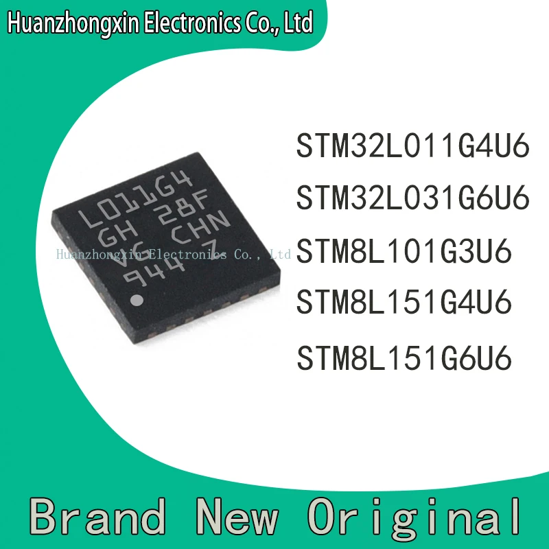 

STM32L011G4U6 STM32L031G6U6 STM8L101G3U6 STM8L151G4U6 STM8L151G6U6 STM IC MCU UFQFPN28 Chip
