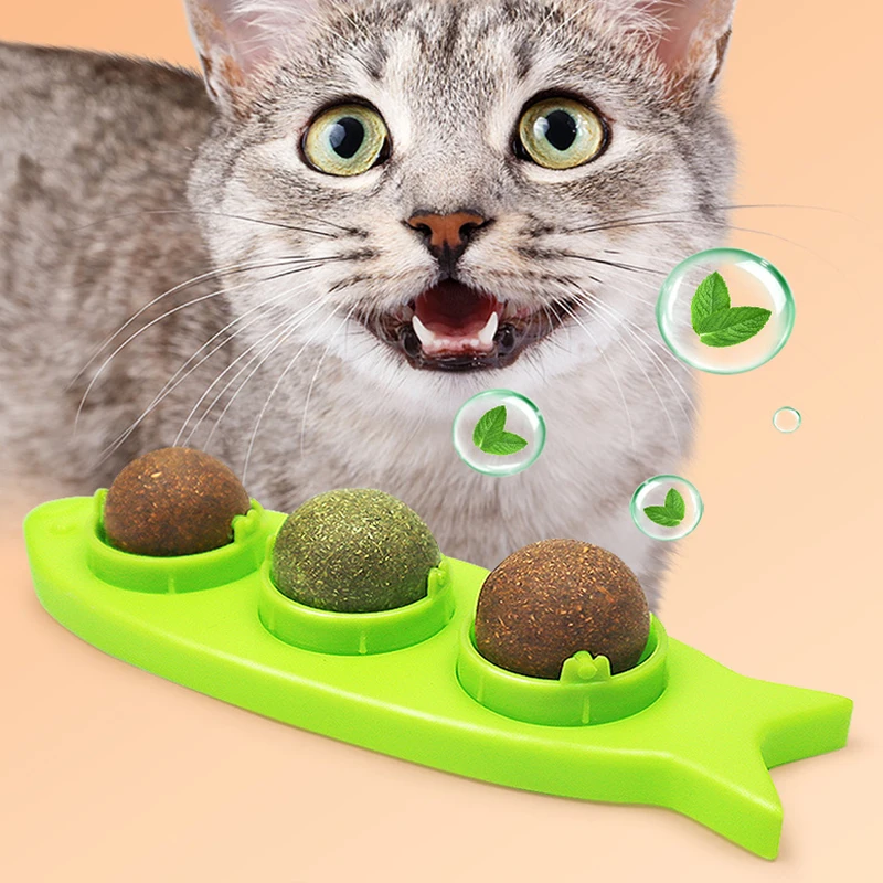 

Catnip Polygonum Polygonum Worm Gall Fruit Three-in-one Fish-shaped Cat Licking and Licking Music with Stickers Cat Toy