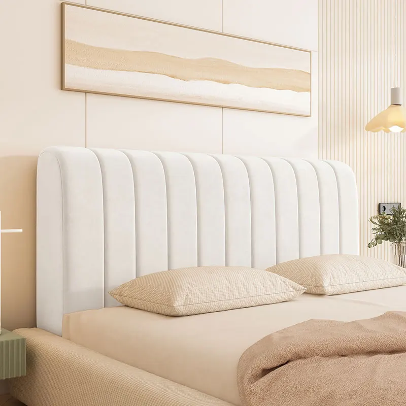 

Luxury Soft Thick Velvet Bed Head Cover Headboard Cover All-inclusive Solid Color Bedside Bed Back Dust Protector