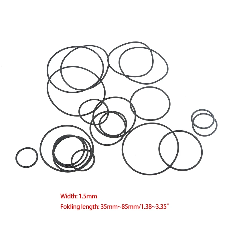 20 шт. прочный резиновый ремень для кассетной ленты 1 5 мм |