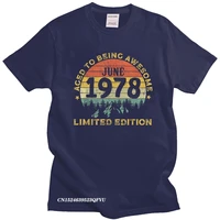 vintage legends are born in june 1978 aged men cotton casual t shirt camisas mend awesome 42nd birthday camisa streetwear tees