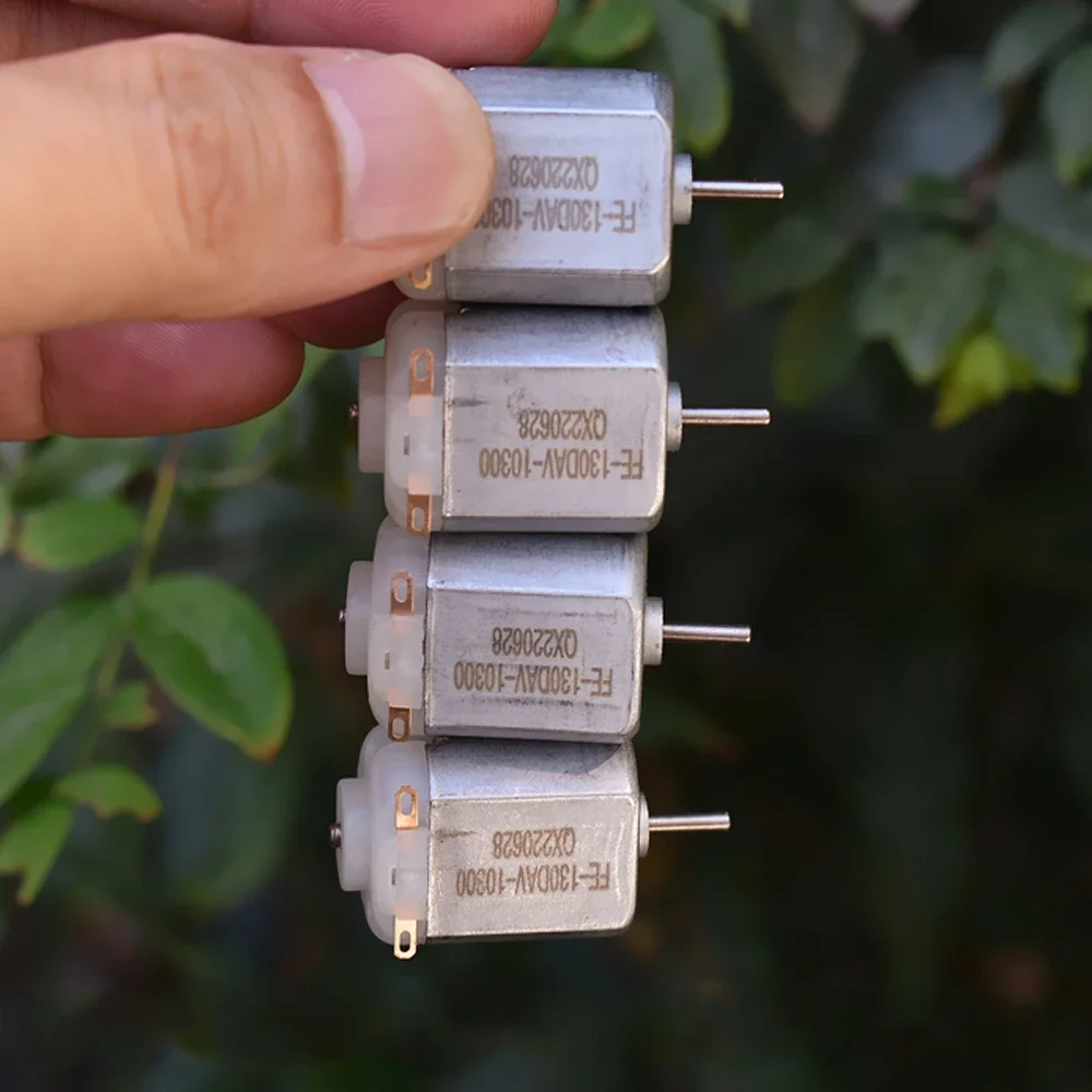 Мини FE-130DAV-10270 Двигатель постоянного тока 12 В 13000 об/мин 9 5 мм Вал Электрический 130 RC