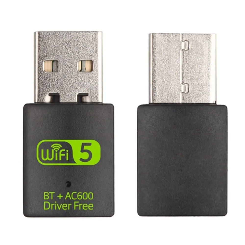 Фото USB-адаптер 2-в-1 с Bluetooth 5.0 (600 Мбит/с) и Wi-Fi AC600, двухдиапазонный беспроводной сетевой адаптер, приемник Wi-Fi №2