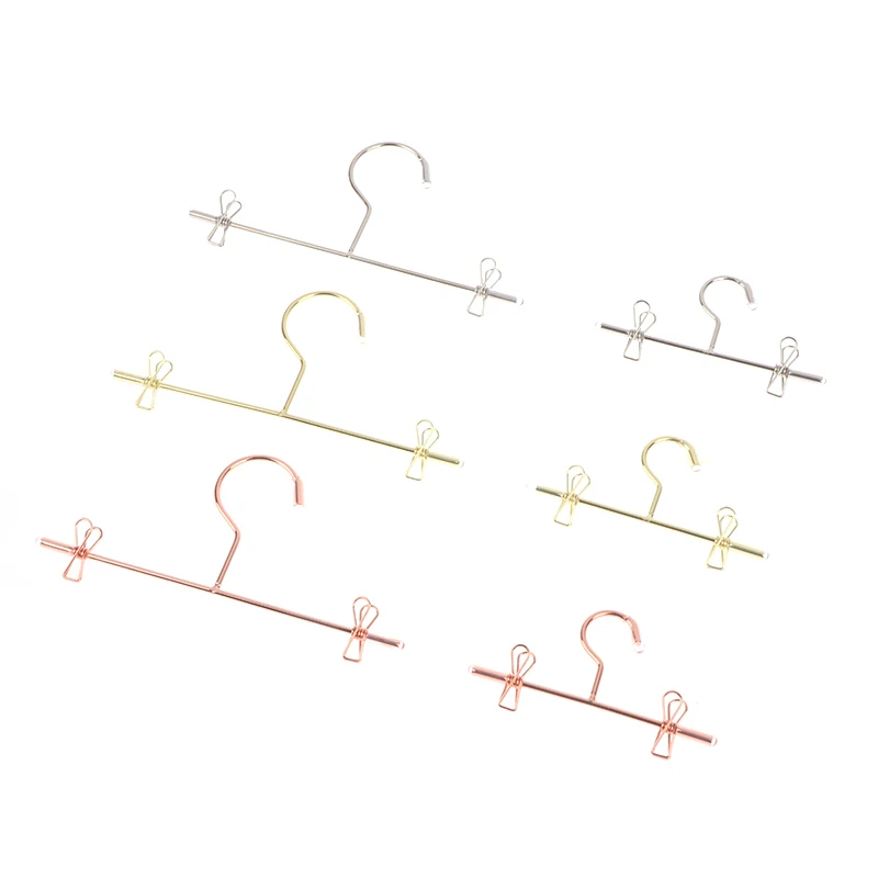 

Металлическая Детская одежда, Колготки с зажимом, маленькая вешалка, милые пластиковые мини Вешалки, аксессуары для пальто, платья, кукол