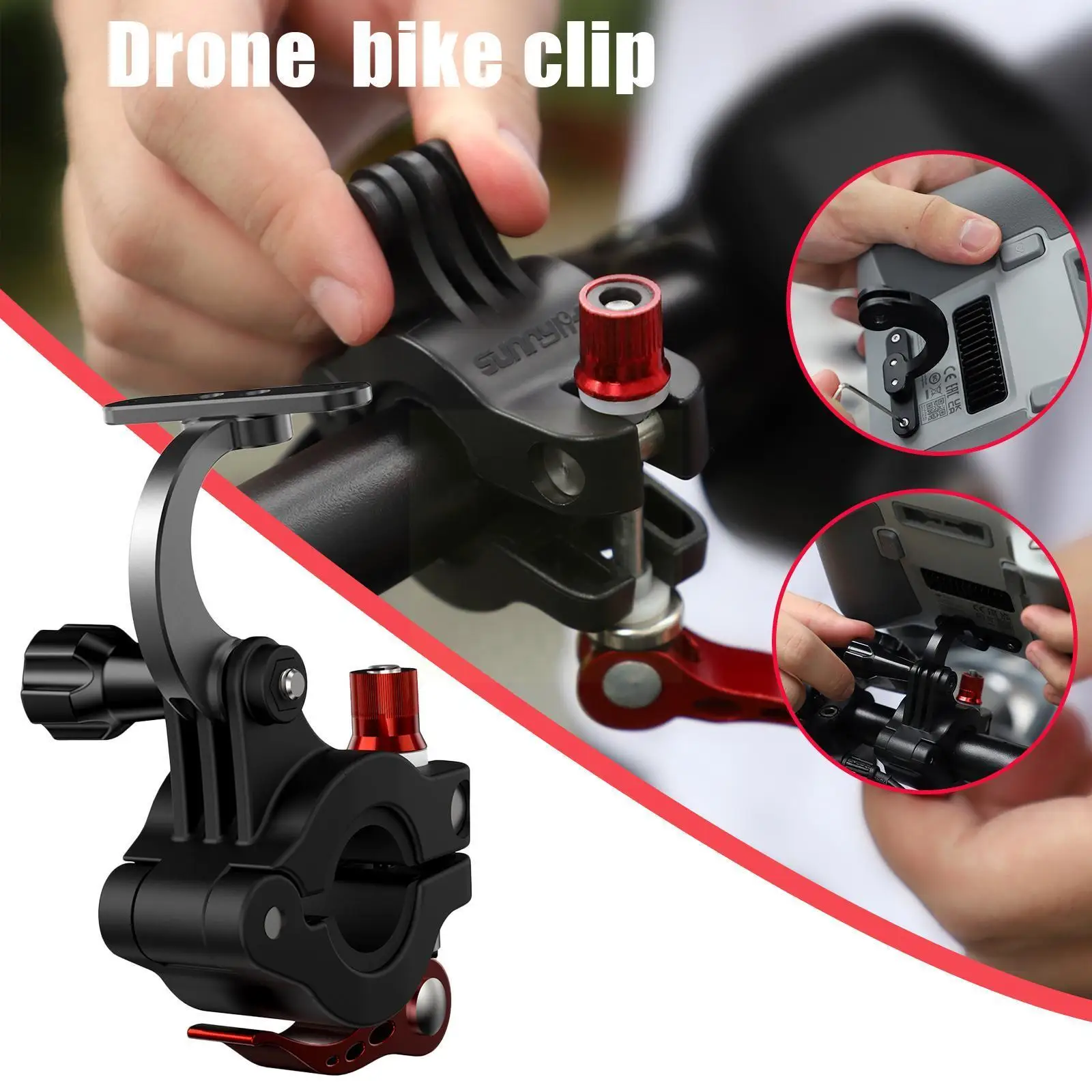 

Drone Remote Control Bike Bracket Stand For Rc Remote Control Bicycle Cycling Handlebar Clip Holder Bicycle Holder V5d3