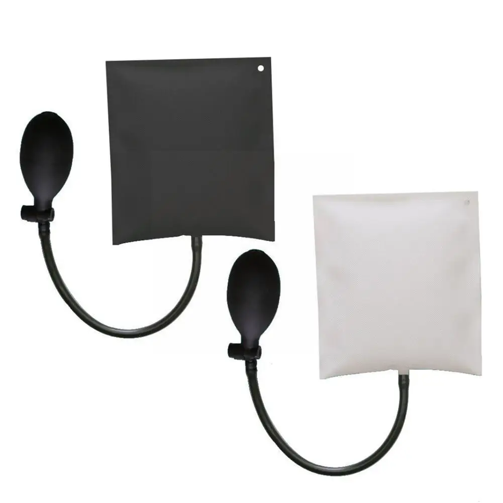 

1PCS Silicone Black Air Pump Bag Wedge Cushion Automotive Shims Car Inflatable Hand Tools H9N4