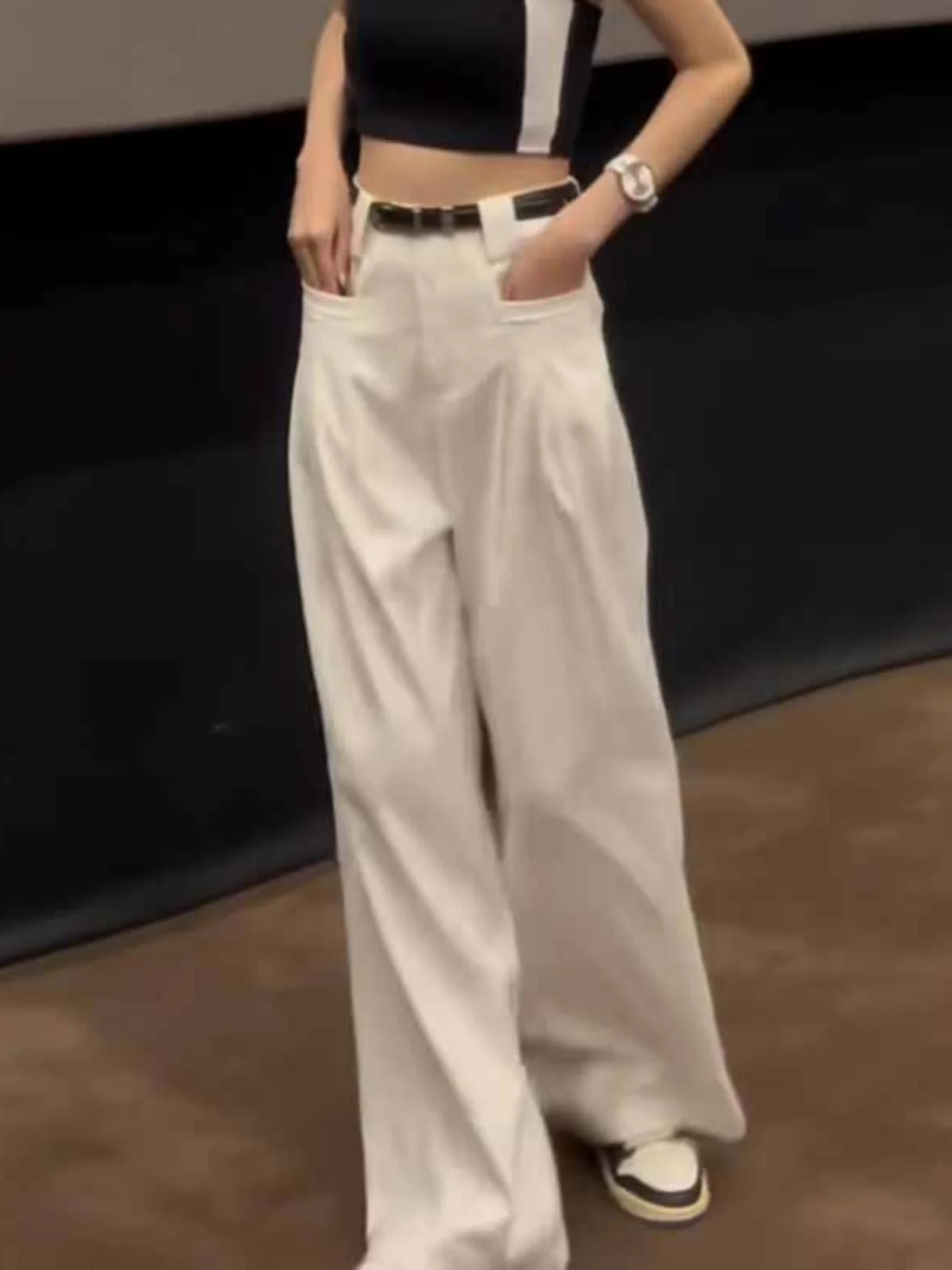 Большие размеры 2024 новинка лета дизайн больших размеров универсальные белые