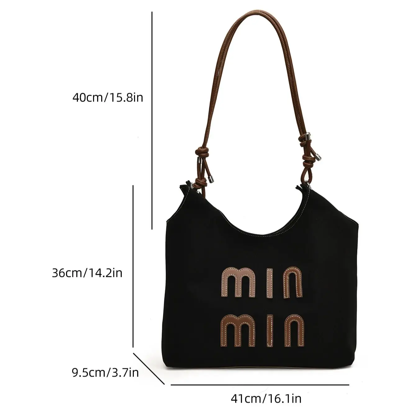 Новая модная женская большая вместительная сумка на одно плечо с буквенным