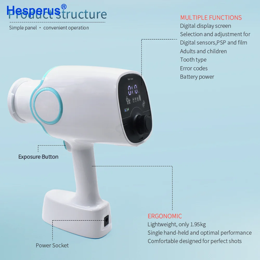 70 кВ Volwassenen/Kinderen Hoge Frequentie Tandheelkundige Рентгеновский рентгеновский тип Xray Draagbare X Ray Kan