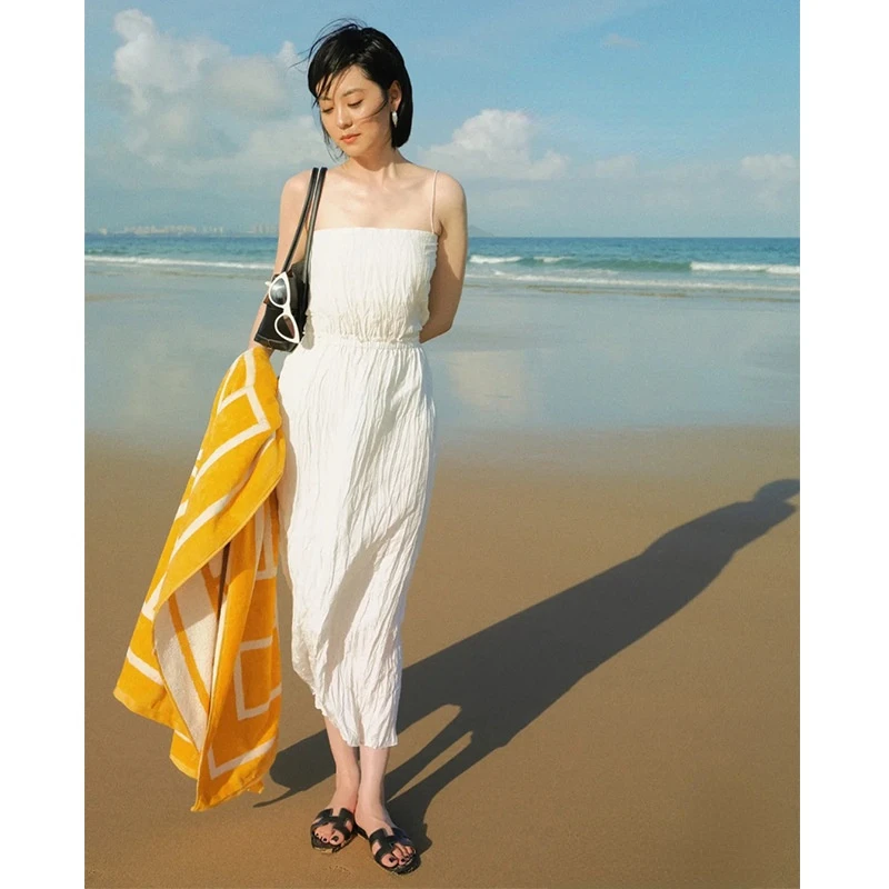 

Summer Womens Skirts Fashion Women Korean Style Black High Waisted Aline Pleated Skirt Women's Clothing Faldas Largas Mujer Zm72